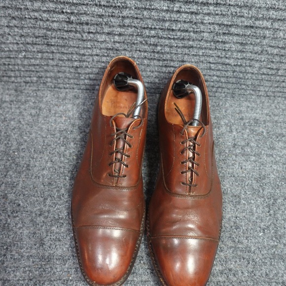 Allen Edmonds Shoes Mens 12 B Brown Park Avenue Leather Cap Toe Oxford Dress main image 15